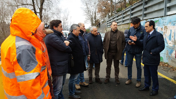 Aperta al traffico la pista alternativa lungo la strada provinciale 34/2 tra Gimigliano e Catanzaro 