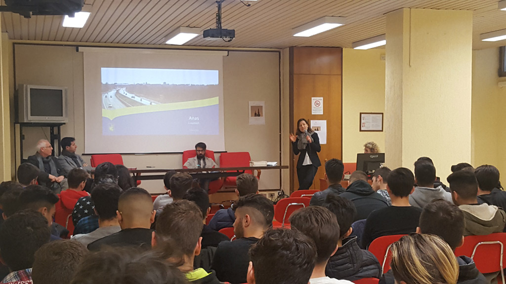 Anas incontra studenti progetto alternanza scuola lavoro del Consorzio Elis a Catanzaro