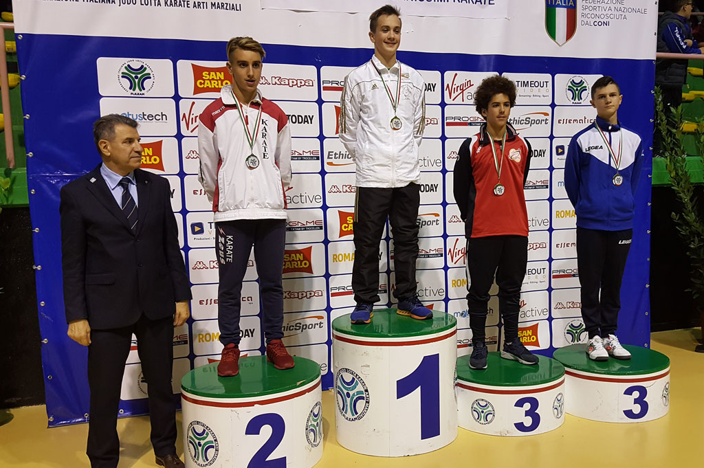 Campionato Italiano Esordienti A di Karate, il lametino Vincenzo Pino conquista il bronzo nazionale