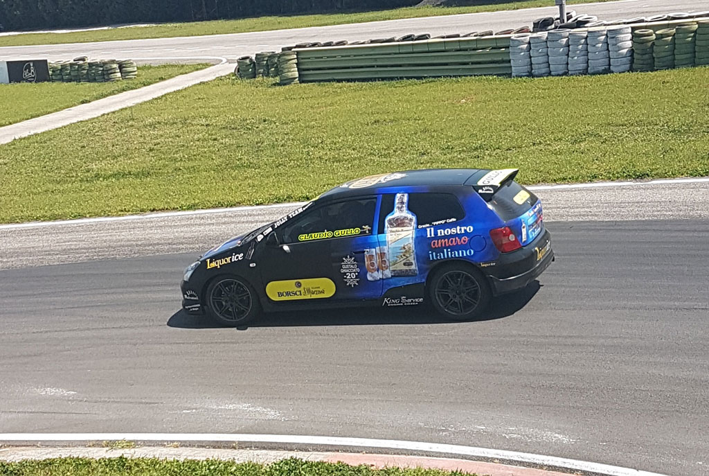 Pilota lametino Claudio Gullo al via del Civm al Nevegal