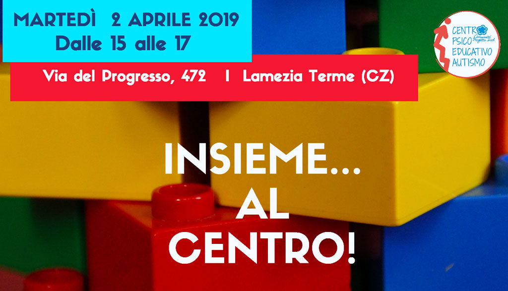 Lamezia, "Insieme al Centro": Giornata mondiale per la consapevolezza dell'autismo il 2 aprile all'Oasi Bartolomea 