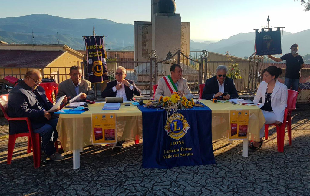Service dedicato alla legalità a Scigliano per il 'Lions Club Lamezia Terme Valle del Savuto'