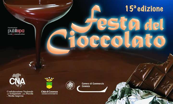 Dal 26 al 29 ottobre la festa del cioccolato a Cosenza 