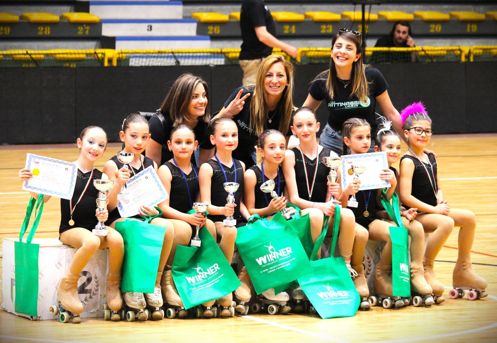 Asd pattinaggio, i risultati delle atlete lametine al campionato interregionale Rollart Calabria