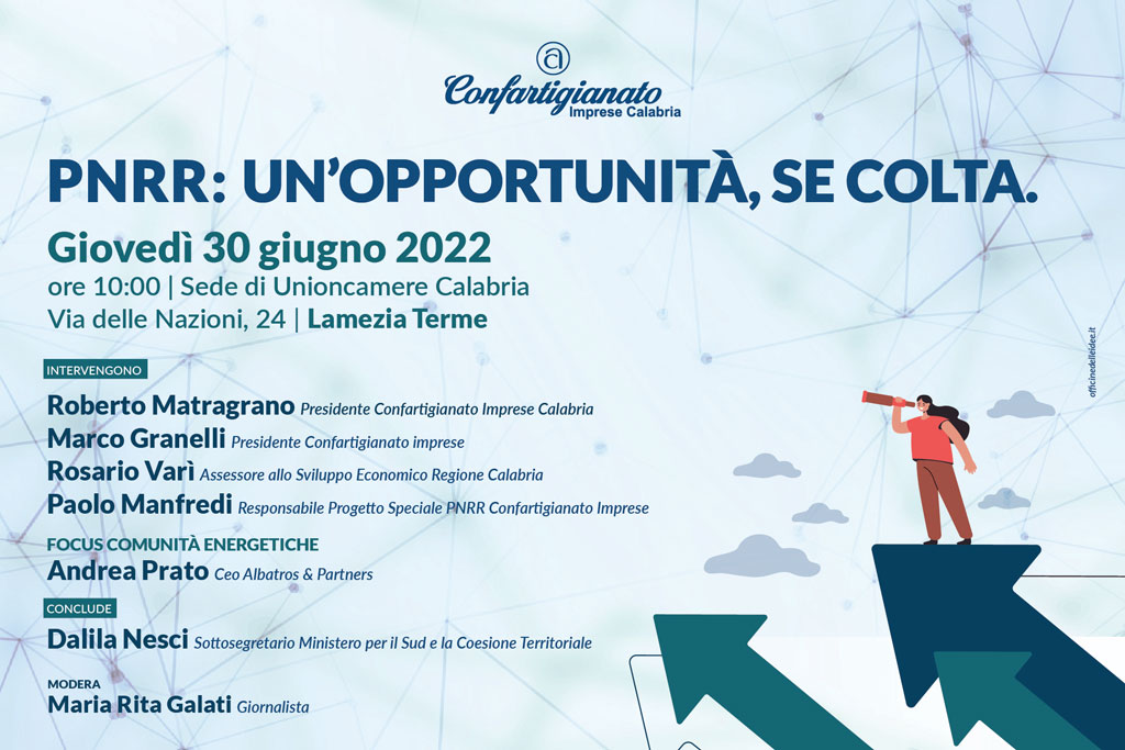 PNRR, domani a Lamezia confronto Confartigianato con presidente Granelli e sottosegretaria Nesci