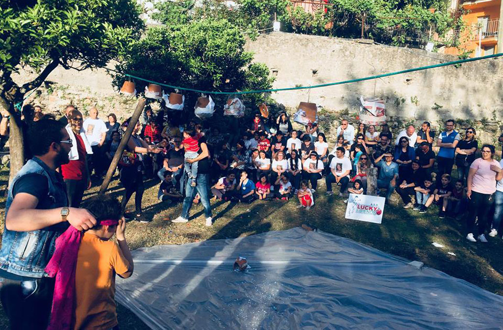 Lamezia, gli atleti della Lucky Friends alla “Festa Popolare Santa Croce” per non dimenticare le tradizioni