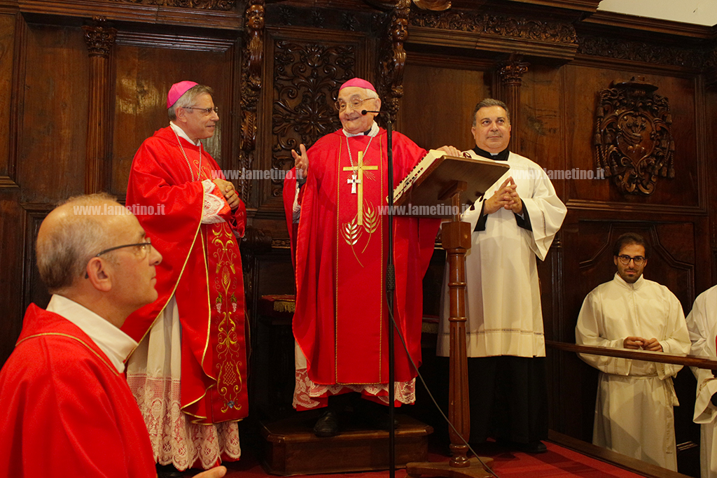 Lamezia, celebrati in cattedrale i 37 anni di episcopato del vescovo emerito Rimedio