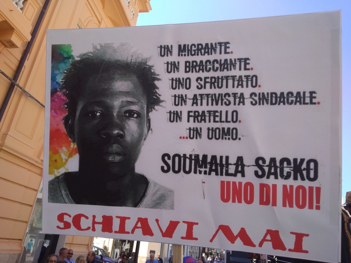 Un migliaio in marcia per ricordare Soumaila Sacko a Reggio Calabria