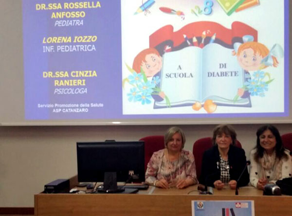 "A scuola di diabete", corso di formazione rivolto agli insegnanti dell’I.C. Sant’Eufemia-Lamezia