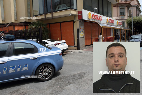 Lamezia: Tenta rapina in supermercato ma viene bloccato da ispettore polstrada 
