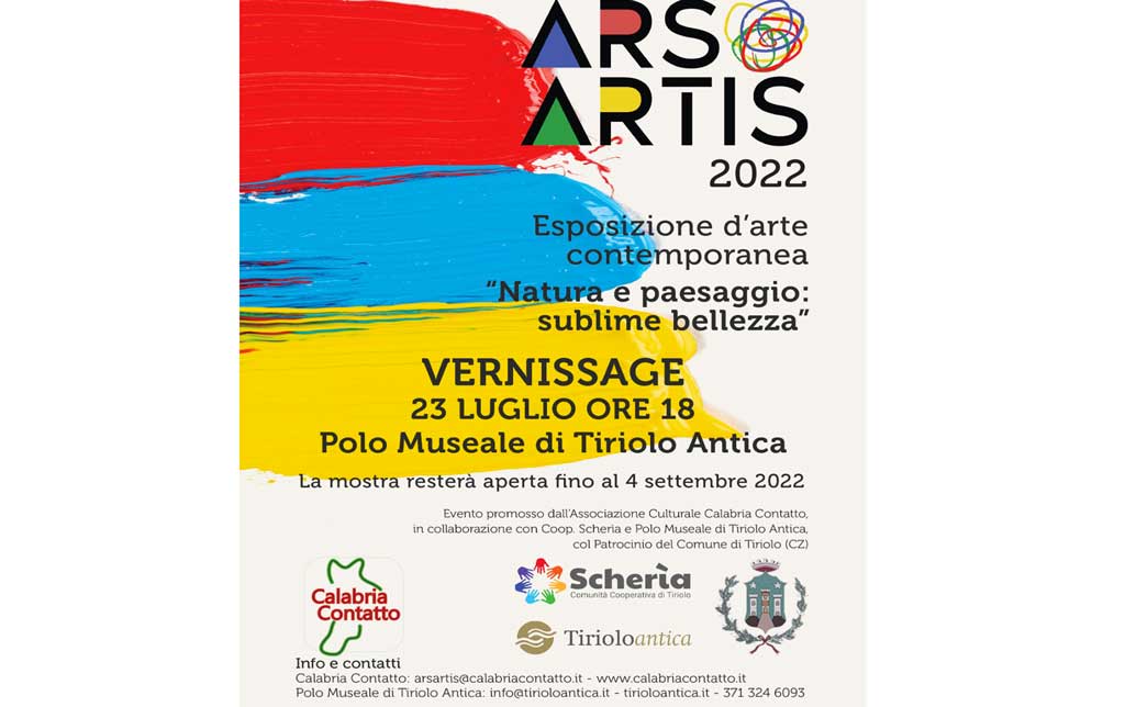 L'arte contemporanea al Polo Museale di Tiriolo: tutto pronto per l’inaugurazione dell’esposizione