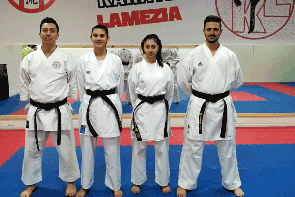Accademia Karate Lamezia, quattro convocati per coppa Italia che si svolgerà il 21 e 22 gennaio ad Ostia