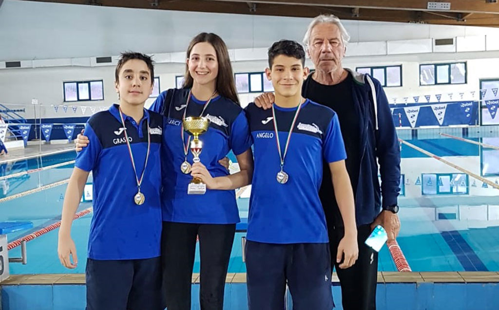 Primi posti per atleti dell'Acli Arvalia Nuoto Lamezia ai "Campionati Regionali di Fondo Indoor 2020"