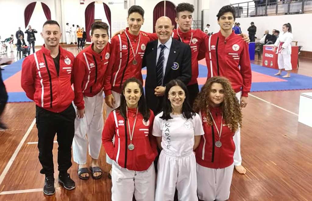 Qualificazioni ai Campionati Italiani Karate Juniores a San Mango D’Aquino, Akl sul podio