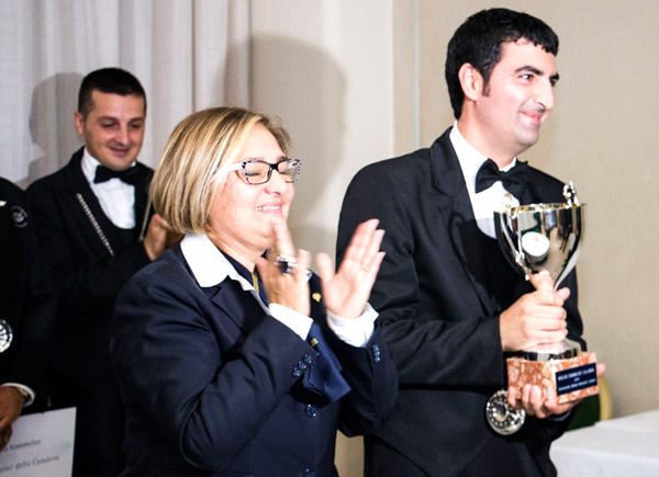 Alessandro Pugliese premiato miglior Sommelier della Calabria
