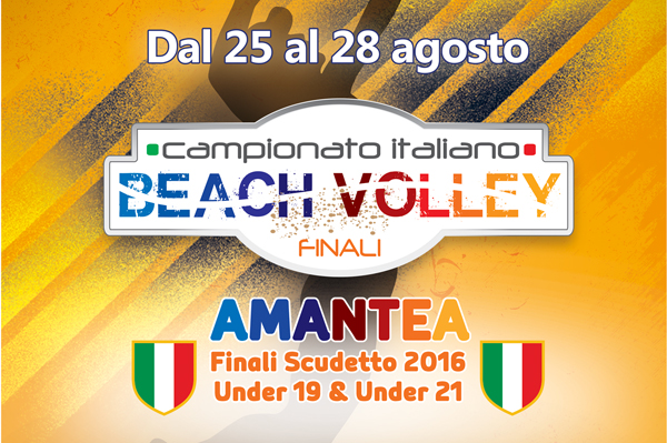 Dal 25 al 28 agosto ad Amantea le finali scudetto di beach volley