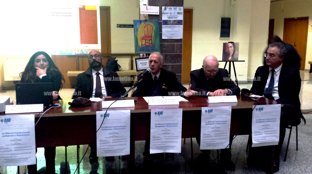 Lamezia, riforma costituzionale al centro del convegno dell’Associazione Nazionale Forense