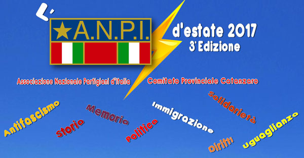 Al via dal 24 agosto “L’Anpi d’estate”, il programma degli eventi