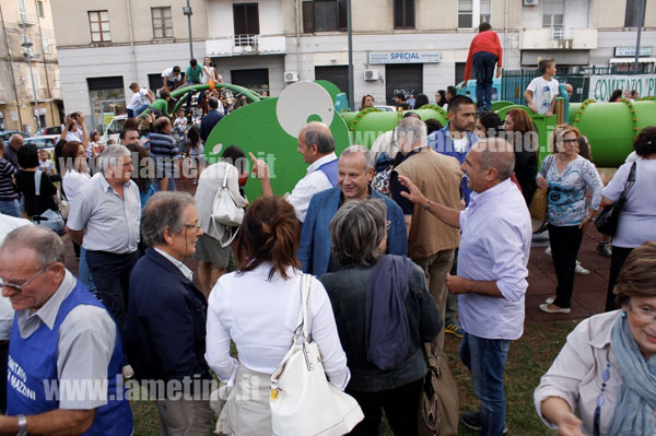 Lamezia: Inaugurata area giochi Piazza Mazzini