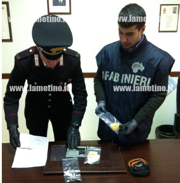 Calabria: Detenevano cocaina ai fini di spaccio, due arresti a Crotone