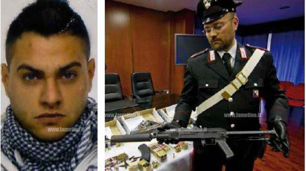 Trovato con Kalaschinikov e droga, arrestato 25enne vicino a cosca Lanzino