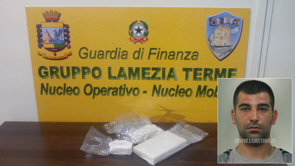 Lamezia: beccato in auto con 2 kg di cocaina, arresti domiciliari