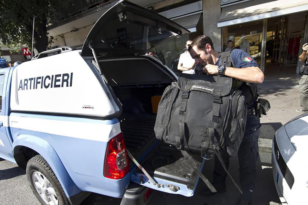 Ordigno inesploso trovato in pieno centro a Reggio