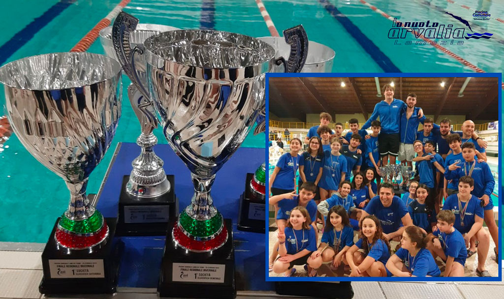 Finale Campionato Invernale 2023, i risultati dell’Arvalia Nuoto Lamezia 
