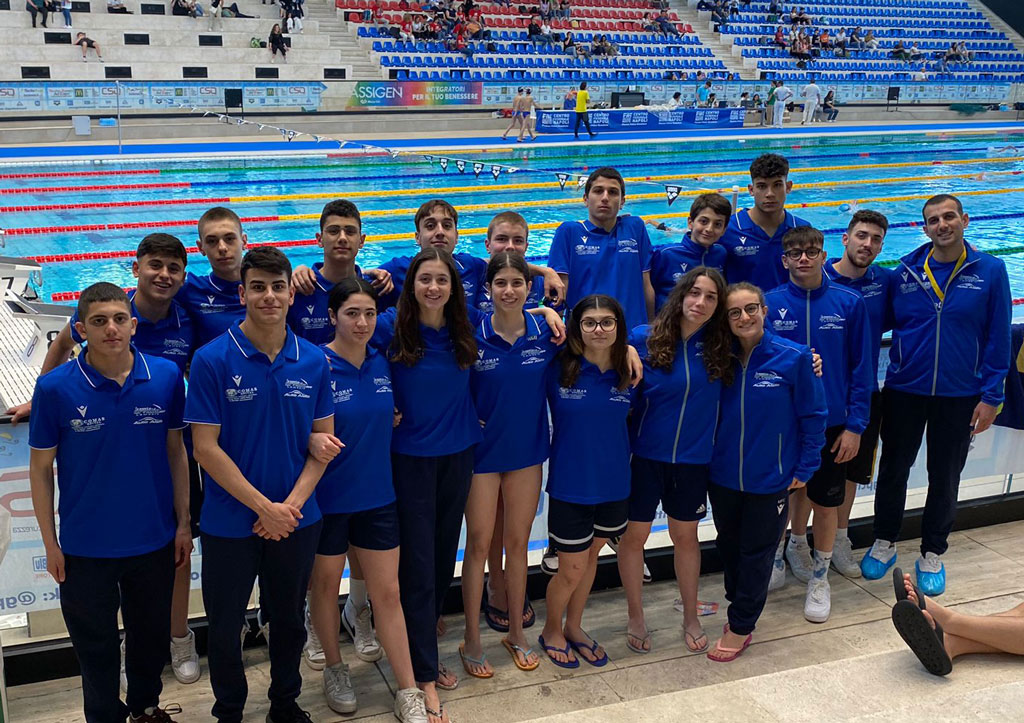 Grand Prix Città di Napoli, due pass per i Campionati italiani estivi e due record regionali per l’Arvalia Nuoto Lamezia