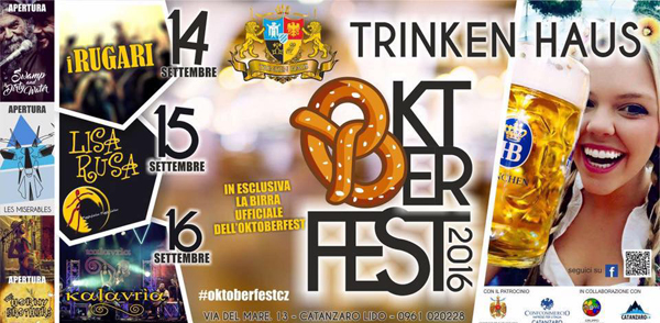 Il Trinken Haus, dal 14 al 16 settembre tre giorni di Germania a Catanzaro Lido