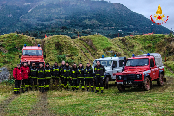 Catanzaro, Vigili del fuoco concludono corso di guida su fuoristrada