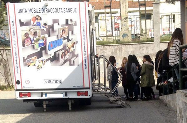 Lamezia, Liceo Campanella protagonista nella donazione del sangue insieme all’Avis