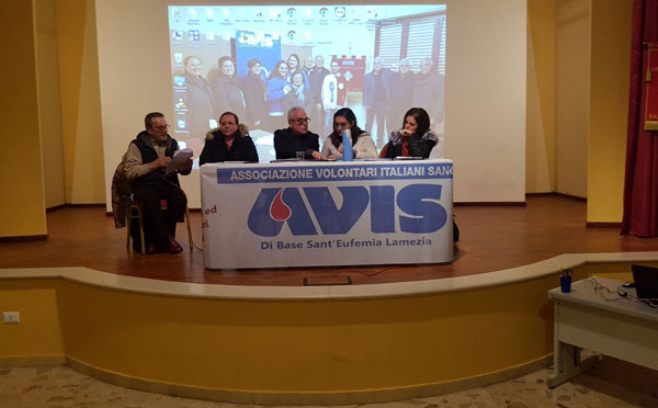 Presentato il bilancio 2017 dell’Avis di base di Sant'Eufemia