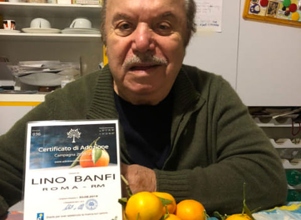 Lino Banfi anche quest’anno testimonial delle clementine di Corigliano Rossano