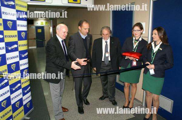 Lamezia: Aeroporto, inaugurata base Ryanair 