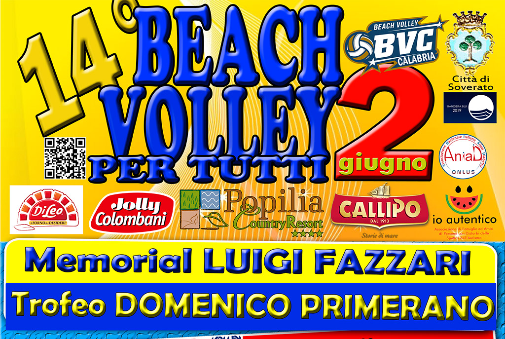 “Beach Volley per tutti”, appuntamento a Soverato il 2 giugno