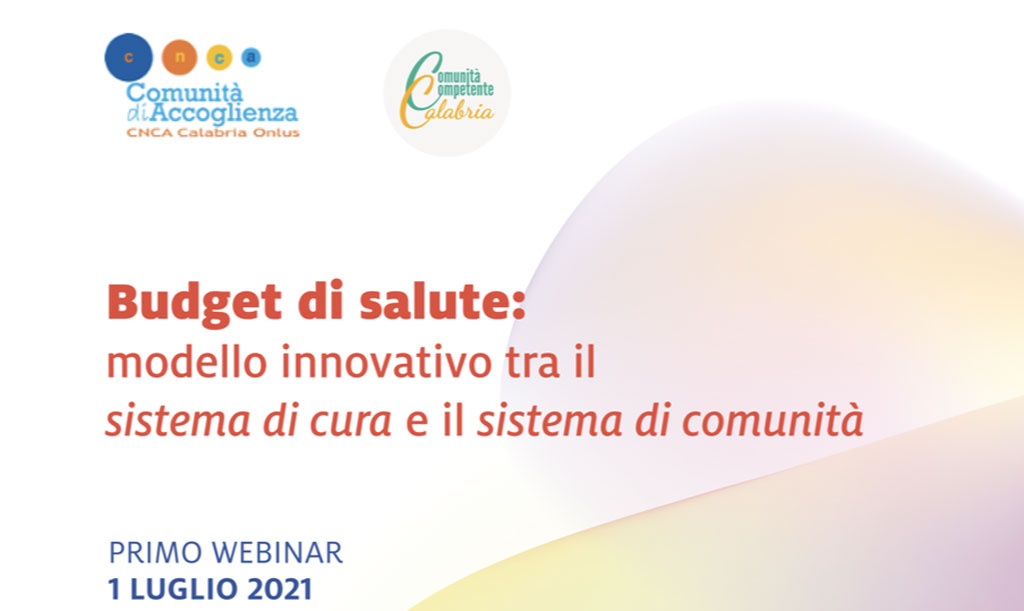 Lamezia, webinar ‘Il Budget di salute: modello innovativo tra il sistema di cura e il sistema di comunità’