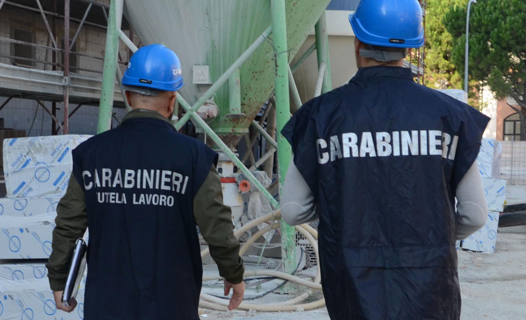 Irregolarità in cantiere edile a Petrizzi, carabinieri sanzionano il titolare