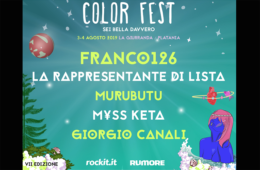 Ritorna il "Color Fest"a Platania, annunciati i primi nomi in line up