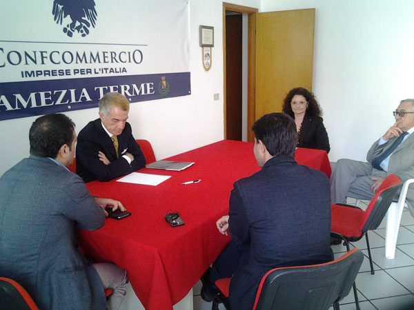 Lamezia: D’Ascola incontra Confcommercio