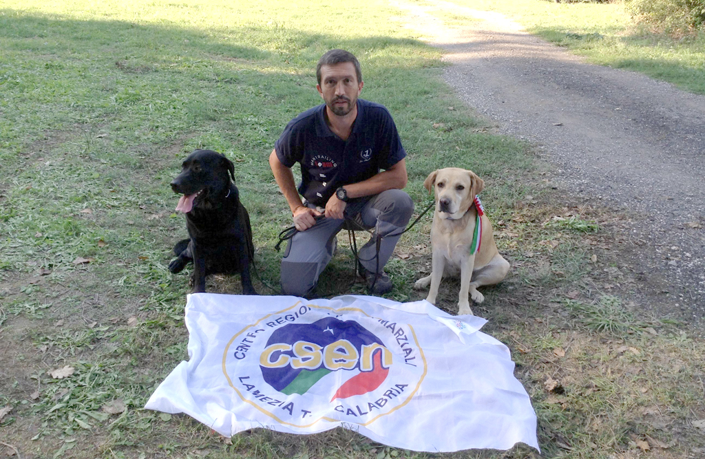 Da Lamezia "Yori e Oliver" conquistano terzo e ottavo posto alla prima gara nazionale di mantrailing a Roma
