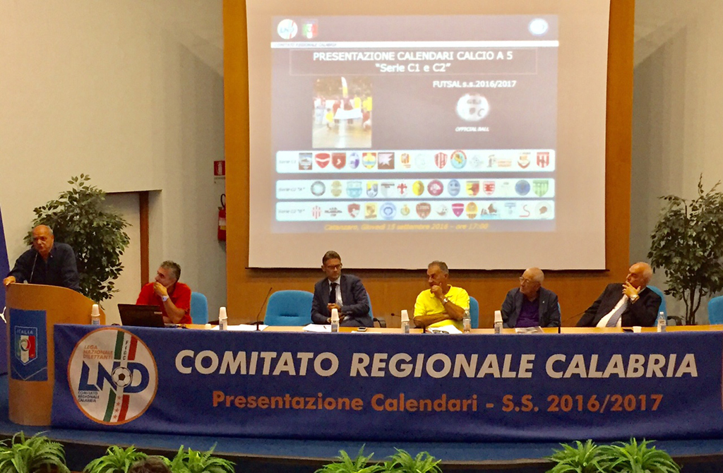 Calcio a 5, presentati calendari campionati regionali Serie C1 e C2