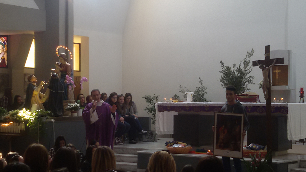 Lamezia, precetto Pasquale all’insegna della misericordia per gli studenti del Campanella