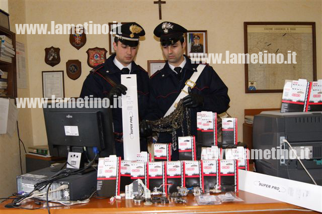 Calabria: Dipendente infedele, un arresto a Maida