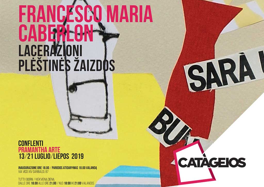 "Lacerazioni", inaugurazione mostra personale dell'artista Francesco Maria Caberlon il 13 luglio a Conflenti 