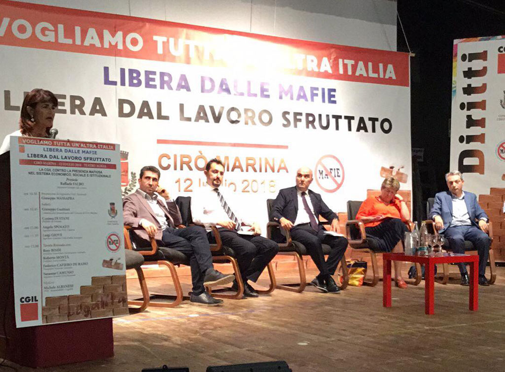 Camusso a iniziativa Cgil a Cirò Marina: “Mancano investimenti su sicurezza sul lavoro, Governo metta attenzione a problema”