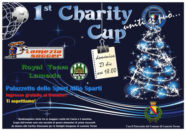 Quadrangolare “1° Charity Cup” tra Royal Team e Lamezia Soccer al Palasparti