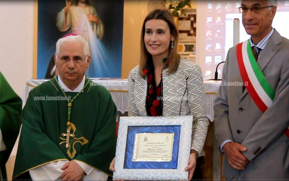 Consegnato a Claudia Koll “Premio Platania 2015”