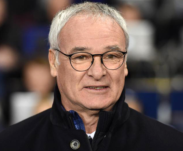 Abramo si congratula con Ranieri vincitore della Premier League