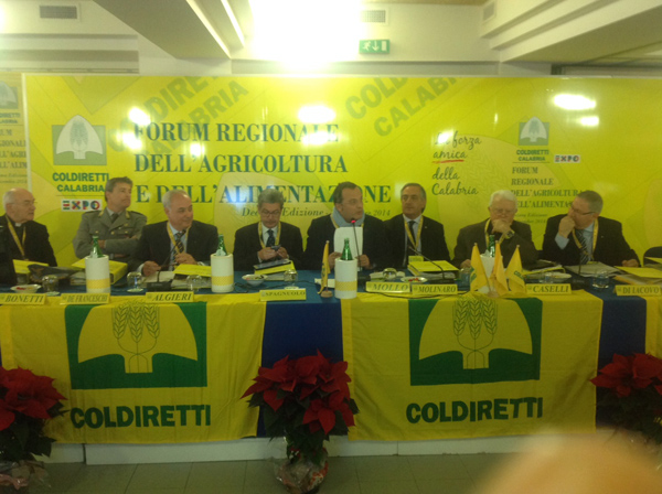 Calabria: Partito decimo forum agricoltura e agroalimentare Coldiretti